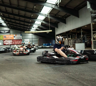 Gokartlinjen på Bindernæs Efterskole & Fri Fagskole i samarbejde med Odense Gokart klub