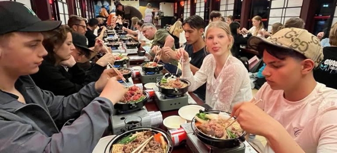 Rejse med hele 10. årgang til Japan